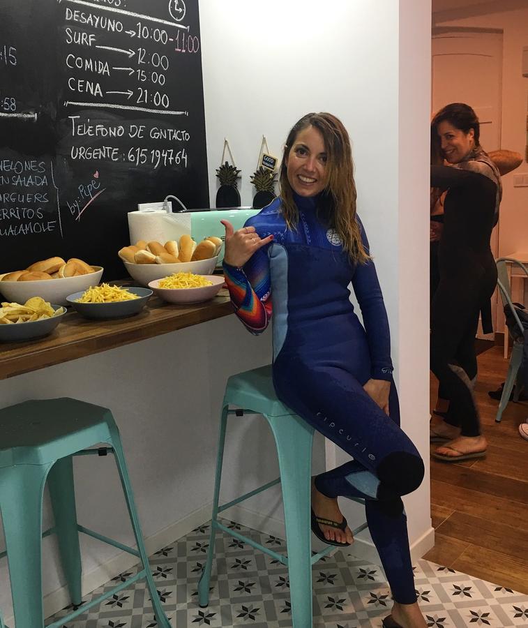 Cocos Surfhouse Pansiyon La Arena Dış mekan fotoğraf